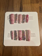 Minted Garden handmade press-on nail set