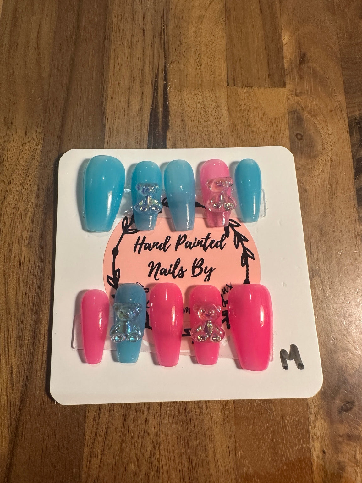 Midnight Testament handmade press-on nail set