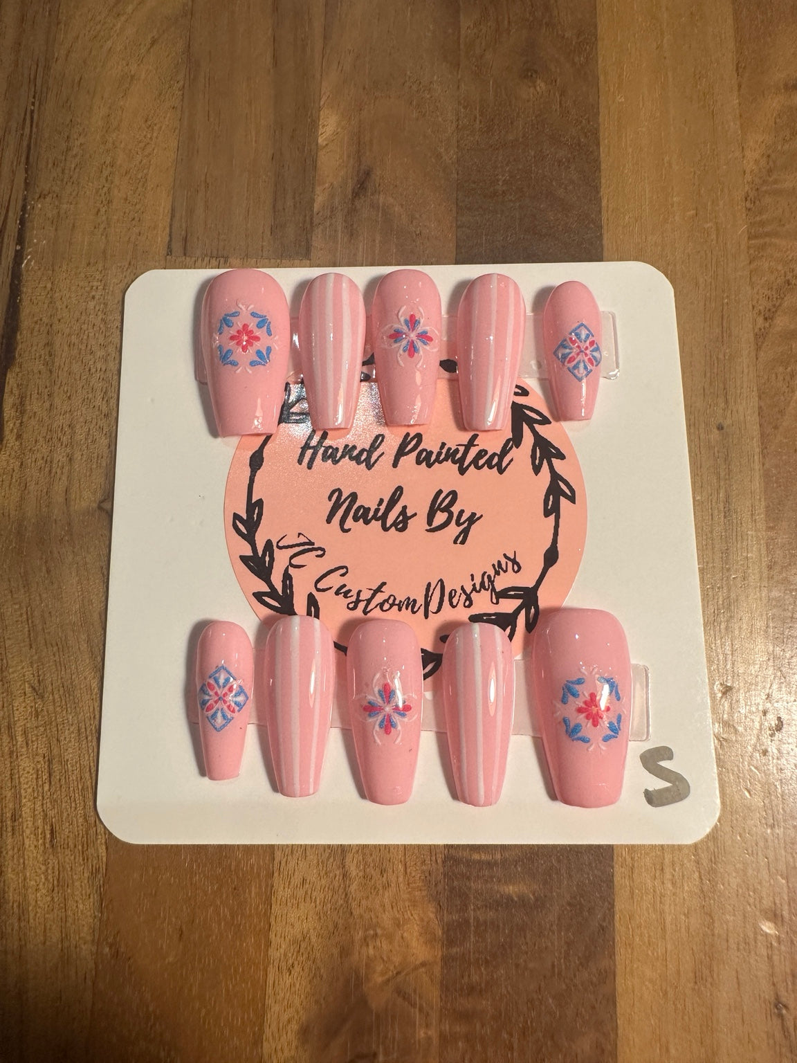 Ultraviolet Wave handmade press-on nail set