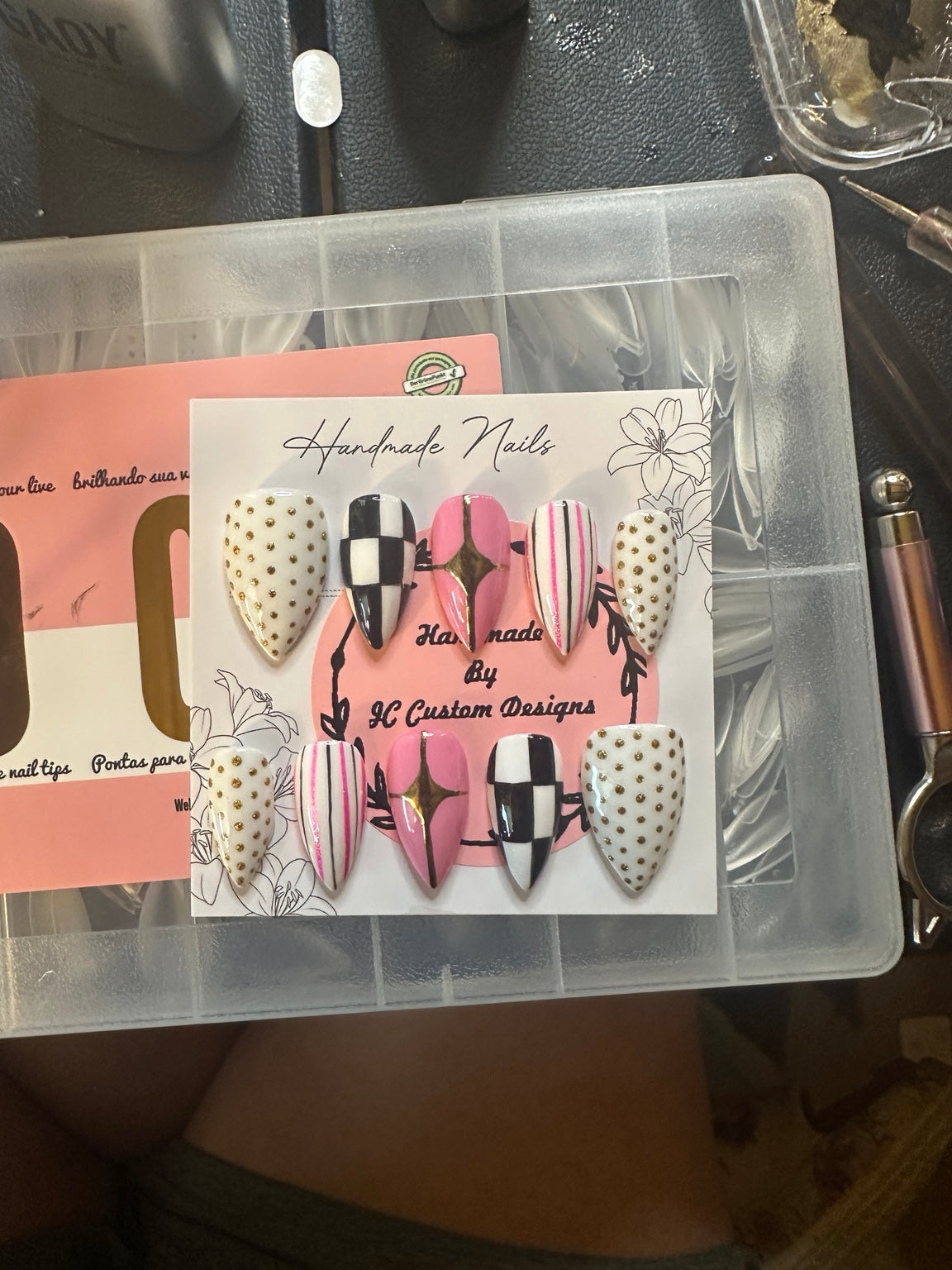 Desert Heirloom handmade press-on nail set