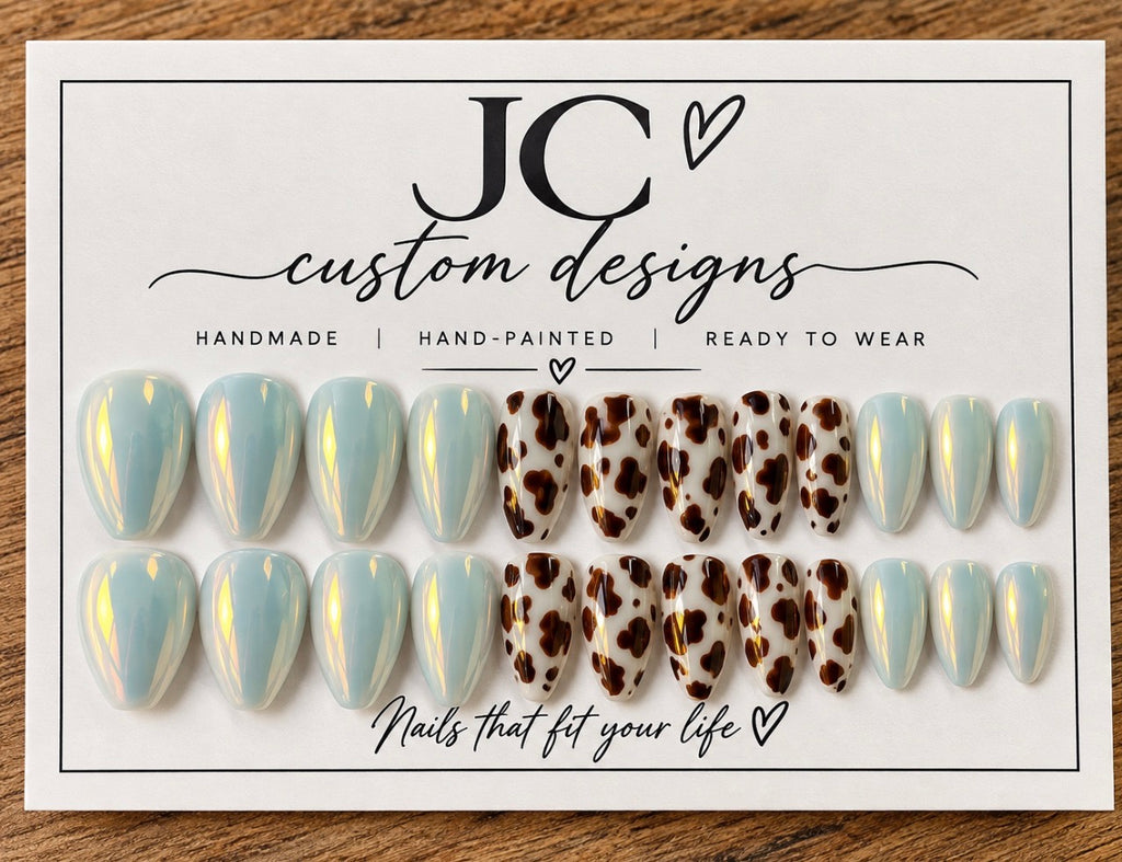 Pop Voltage handmade press-on nail set