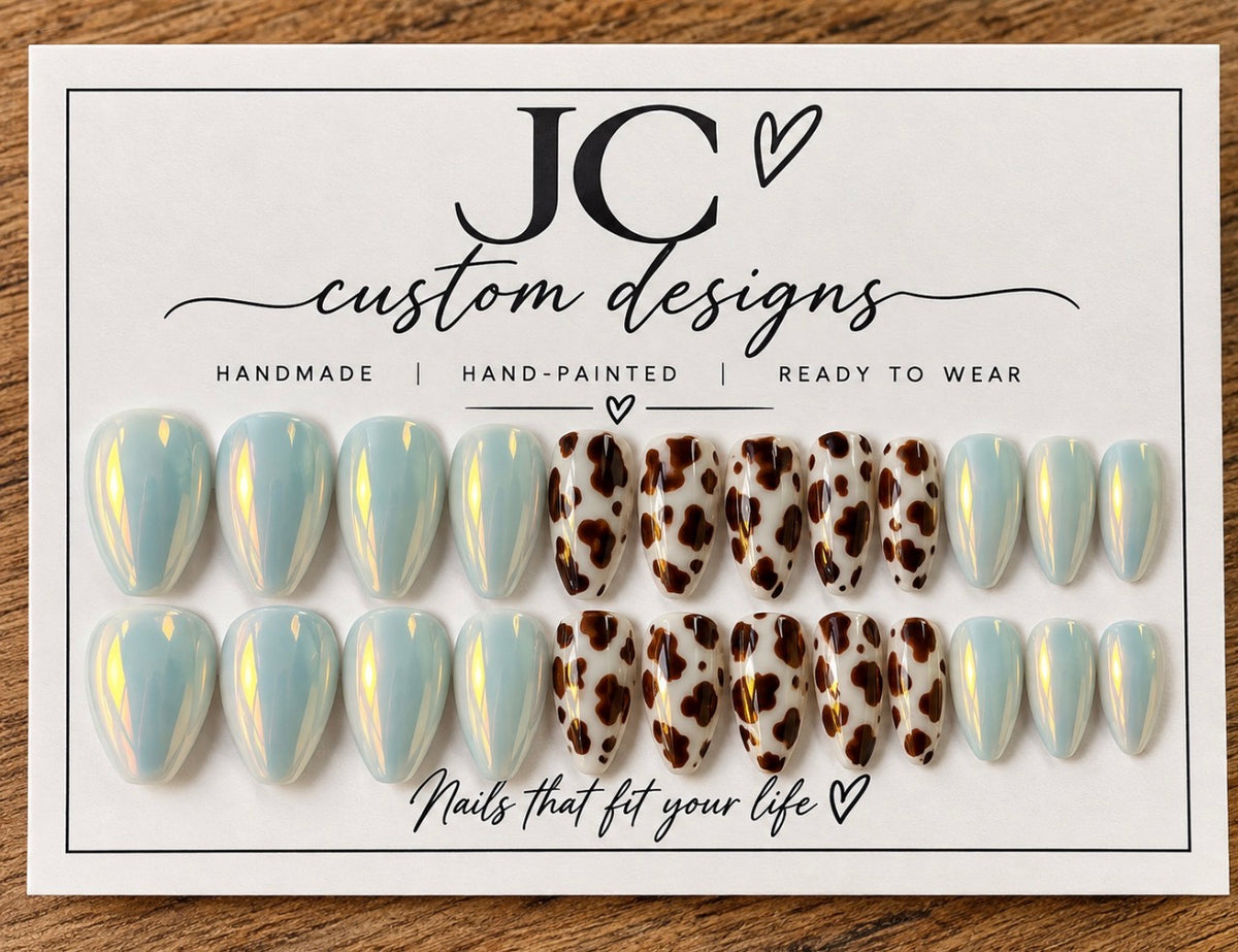 Pop Voltage handmade press-on nail set