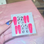 Hot Pink Cowgirl moving product close-up