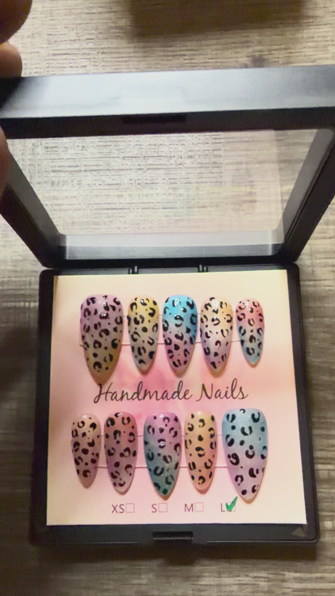 Pastel Wild - 24pc Ready-to-Wear Press-On Nails | Stiletto, Coffin, Square, Almond | Short, Medium, Long